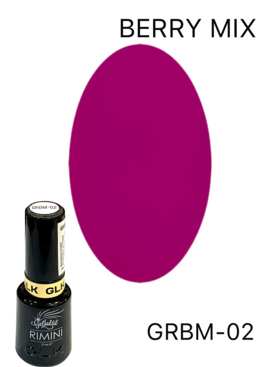 GELLAKTIK RIMINI BERRY MIX GRBM-02 гель лак,12мл