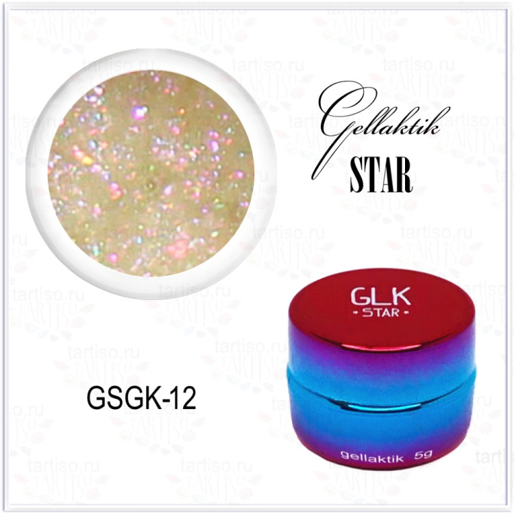 GELLAKTIK STAR GSGK-12 Гель-краска с минимальным липким слоем