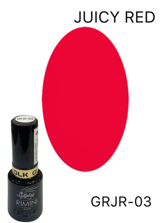 GELLAKTIK RIMINI JUICY RED GRJR-03 гель лак,12мл