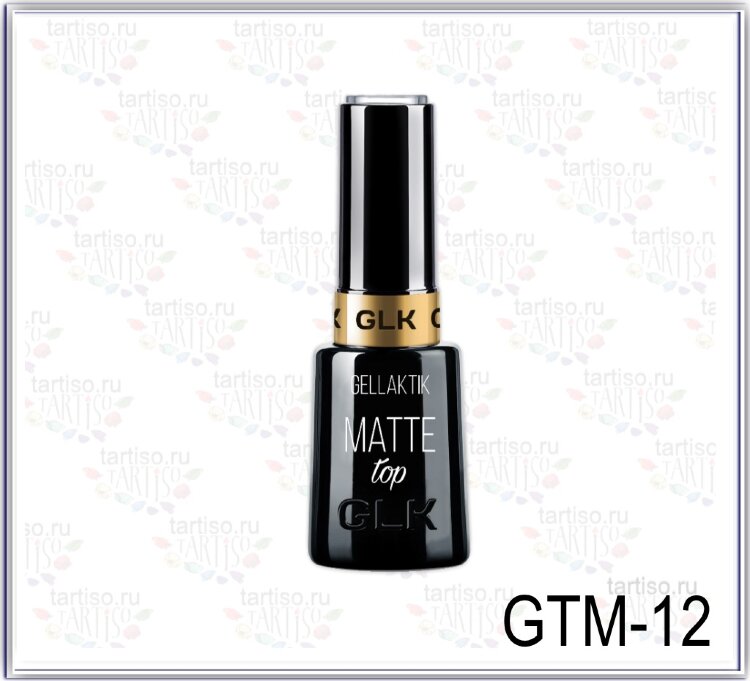 GELLAKTIK TOP MATTE GTM-12 Матовое финишное покрытие без липкого слоя, 12мл