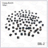 Стразы BLACK №2 Стразы квадрат,100шт