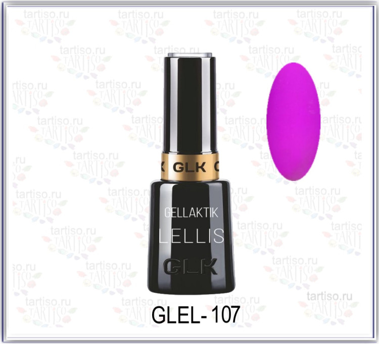 GELLAKTIK LELLIS-107 Гель лак 12 мл