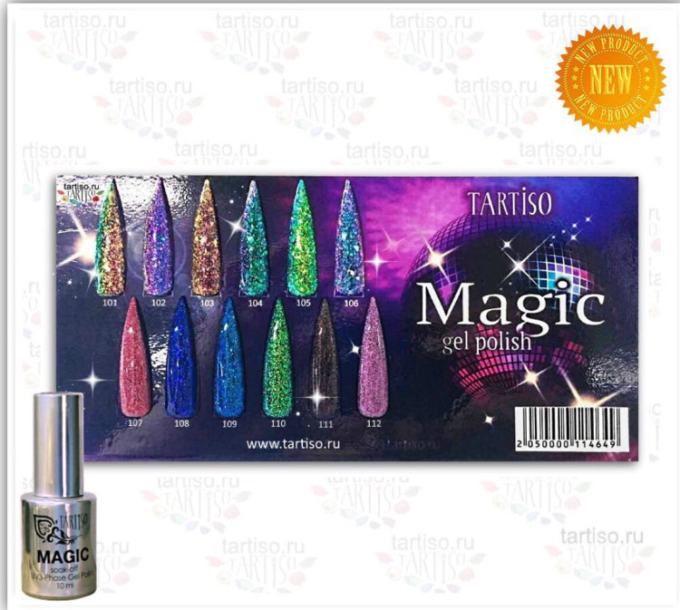 TARTISO MAGIC TMGC-101 гель лак 10 мл