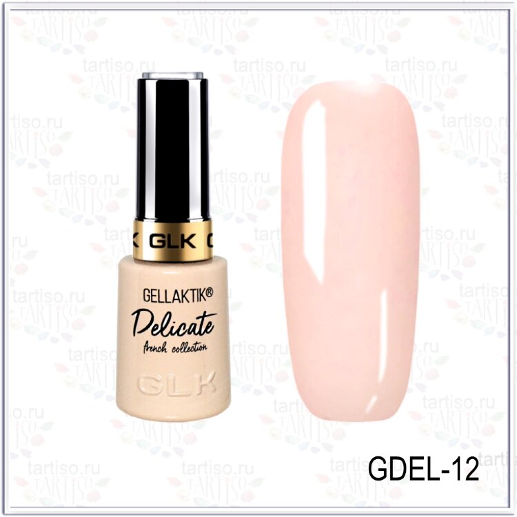 GELLAKTIK DELICATE-12 PEARLE BLUSH гель лак,12мл