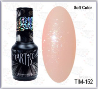 TARTISO SOFT TIME TIM-152 Гель-лак 15мл Цвет розовых лепестков с мультишиммером