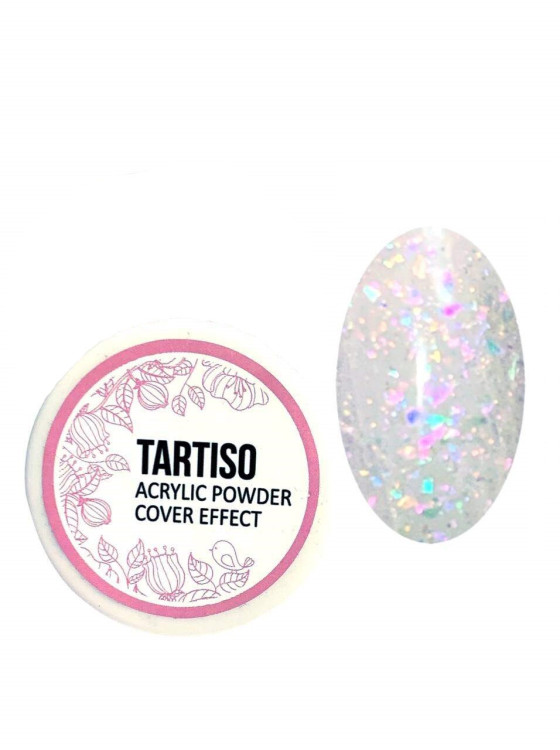TARTISO EFFECT Cover Beige акриловая пудра для наращивания ногтей 500гр