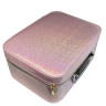 Кейс для лэшмейкеров и визажистов (24_11_18см), розовый с блёстками