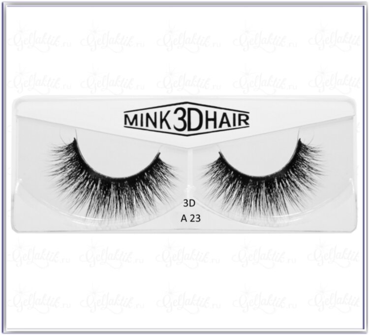 Ресницы MINK 3D LUX  A-23