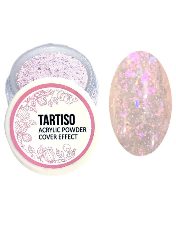 TARTISO EFFECT №09 акриловая пудра для наращивания ногтей 12гр