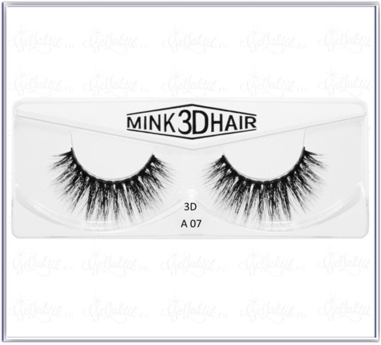 Ресницы MINK 3D LUX  A-07
