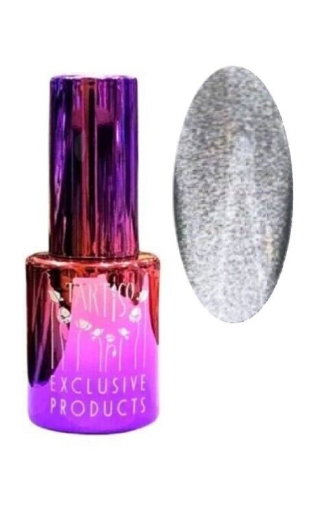 TARTISO ONLY SILVER-01 гель-лак,10мл cat eye