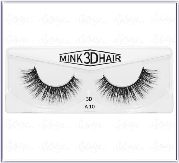Ресницы MINK 3D LUX  A-10