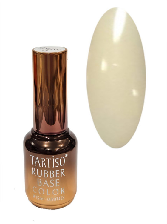 TARTISO RUBBER BASE STYLISH-01 Каучуковая цветная база, 15мл