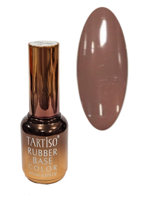 TARTISO RUBBER BASE STYLISH-03 Каучуковая цветная база, 15мл