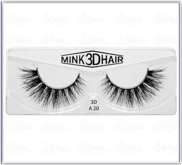 Ресницы MINK 3D LUX  A-20