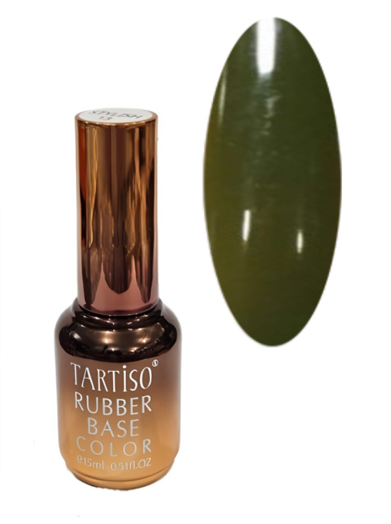 TARTISO RUBBER BASE STYLISH-07 Каучуковая цветная база, 15мл
