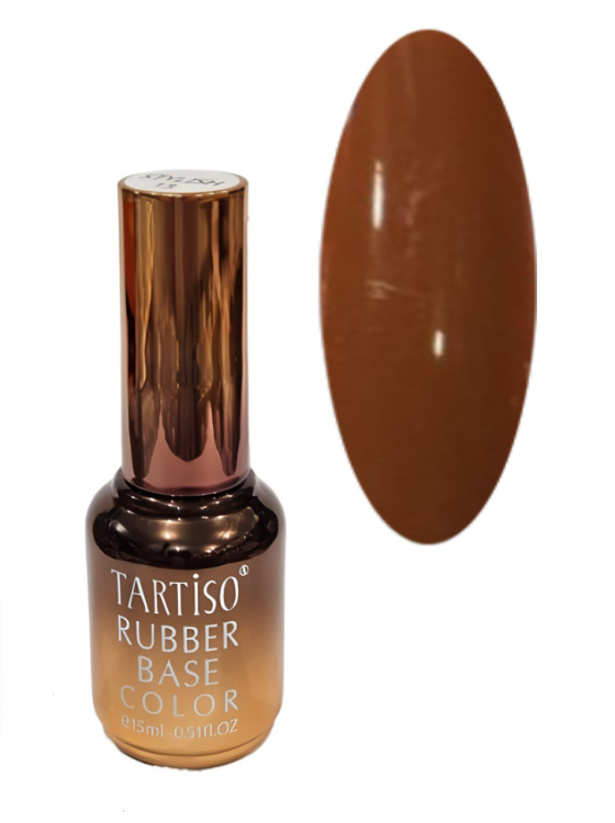 TARTISO RUBBER BASE STYLISH-09 Каучуковая цветная база, 15мл