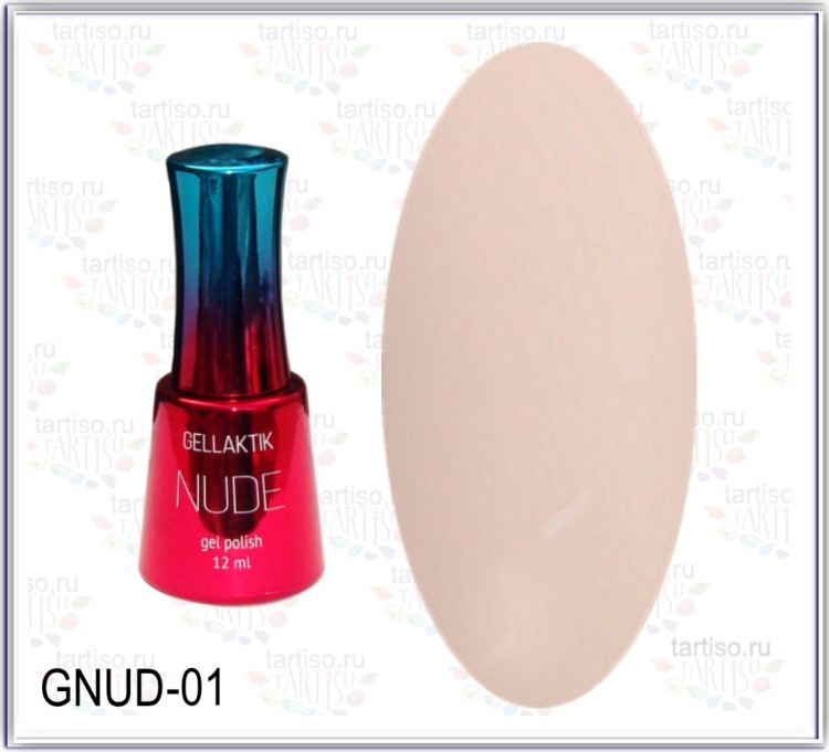 GELLAKTIK NUDE GNUD-01 Гель-лак 12мл