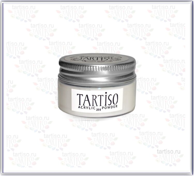 TARTISO Акриловая пудра для наращивания ногтей 15 гр Natural