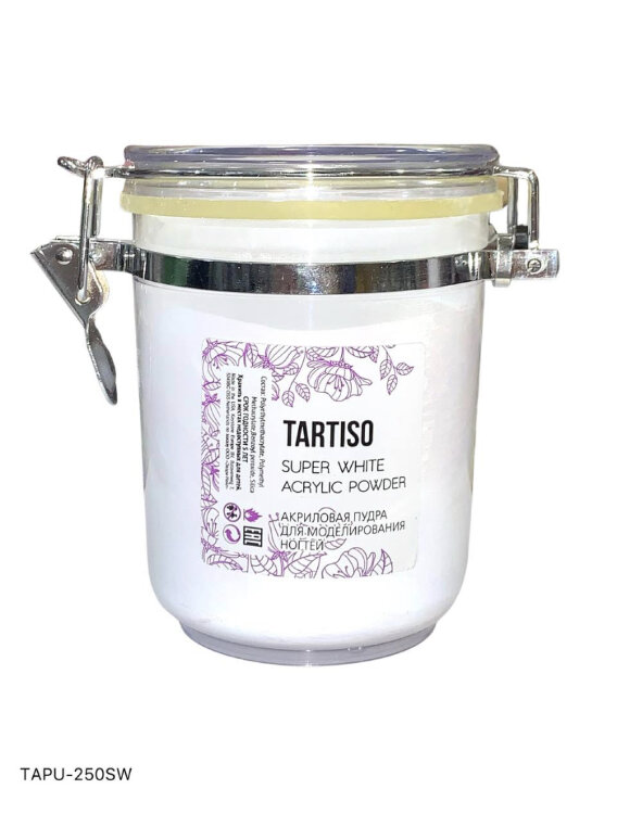 TARTISO Акриловая пудра для наращивания ногтей  White,300гр