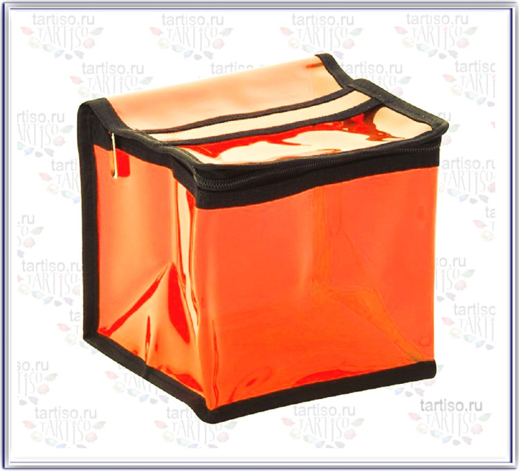 Косметичка прозрачная КУБ PB-01M-ORANGE