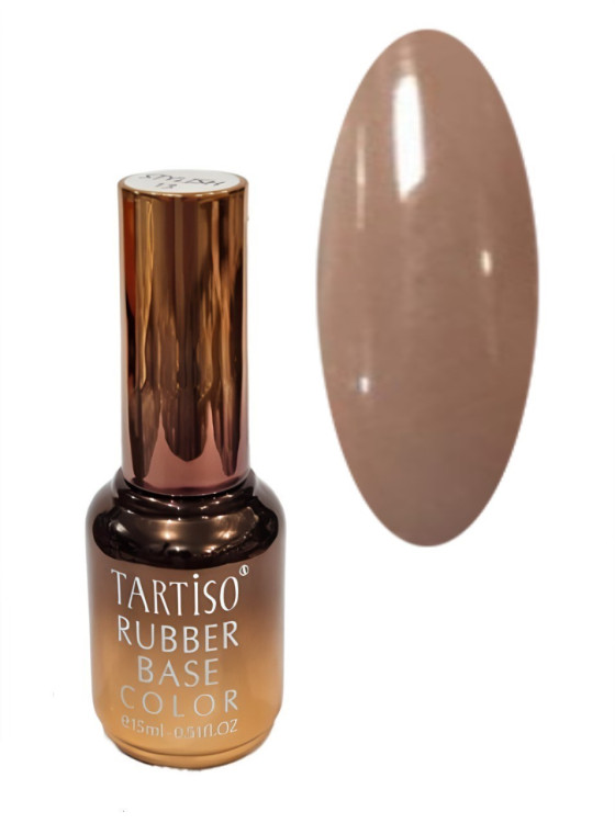 TARTISO RUBBER BASE LOVE BEIGE-08 Каучуковая цветная база, 15мл
