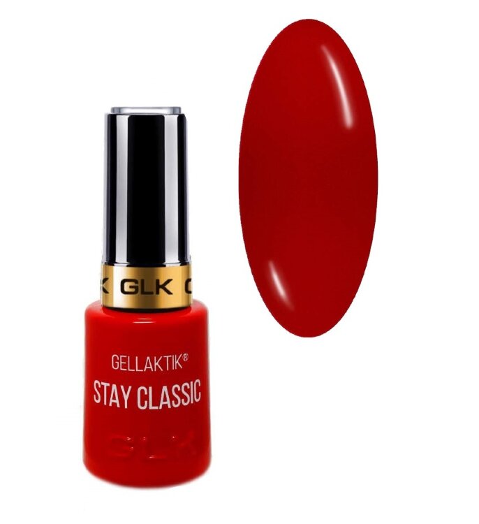 GELLAKTIK STAY CLASSIC RED  гель-лак 12мл